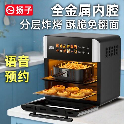 扬子2026家用新款电烤箱小型风炉蒸箱空气炸锅微波炉三四合一体机