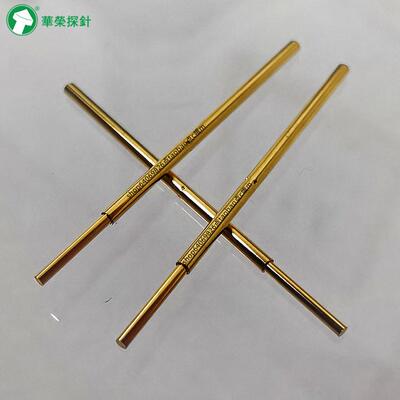 27.8MM长中款75MIL华荣探针PAM75-G1小平头测试针ICT/FCT弹簧顶针