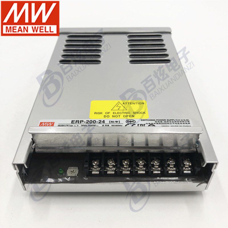 台湾明纬ERP-200-24 199.92W 24V 8.33A单组输出防雨型 开关电源
