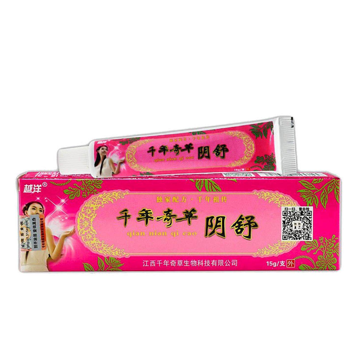 越洋阴舒草本私护乳膏15g