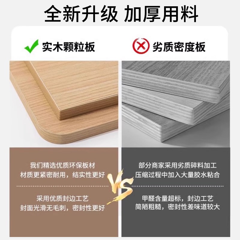 单独桌面板木板定制台面板免漆板板材餐桌桌面衣柜隔板书桌延长板图片