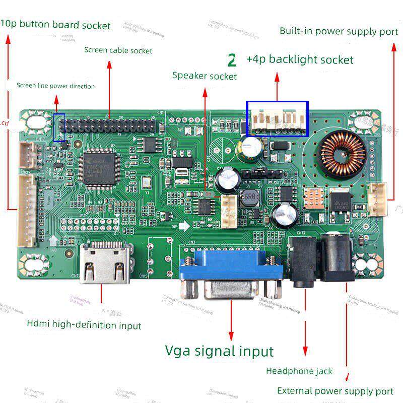 全新MH05A V1.5 M658C高清液晶显示器主板背光恒流一体18.5-32寸