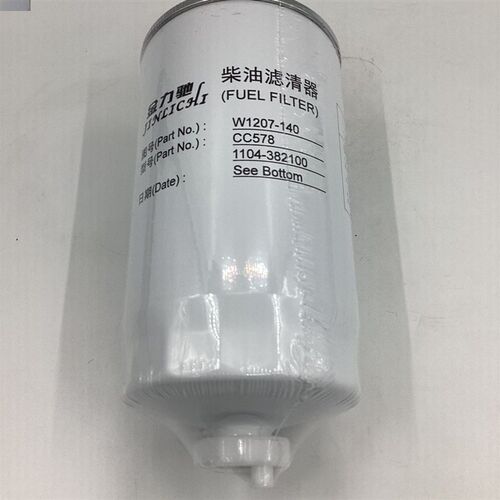 W1207-140柴油滤清器 沃得收割机1104-382100柴油滤芯CC578/CC275