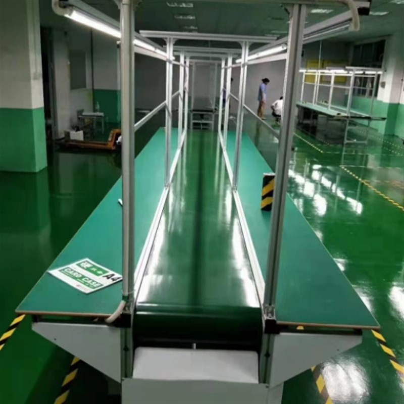 车间生产线工作台流水线无动力滚筒装配线带灯工作台防静电生产线