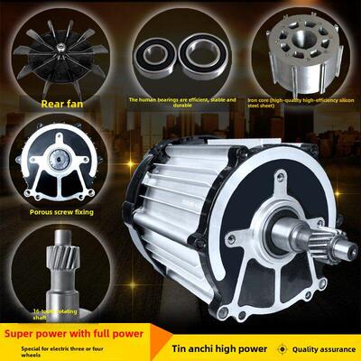 三轮车电机控制器组48V60V1800W2000W高速无刷四轮通用大功率