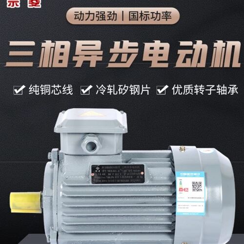 YE3三相电机380V/4P/3/4 5.5 7.5 11 15 22 37KW异步电动机