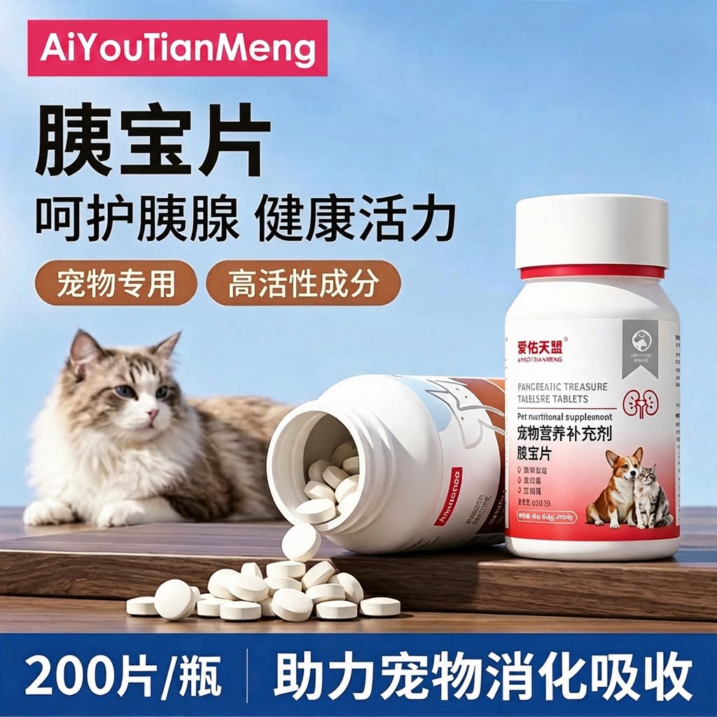胰宝片宠物专用营养补充