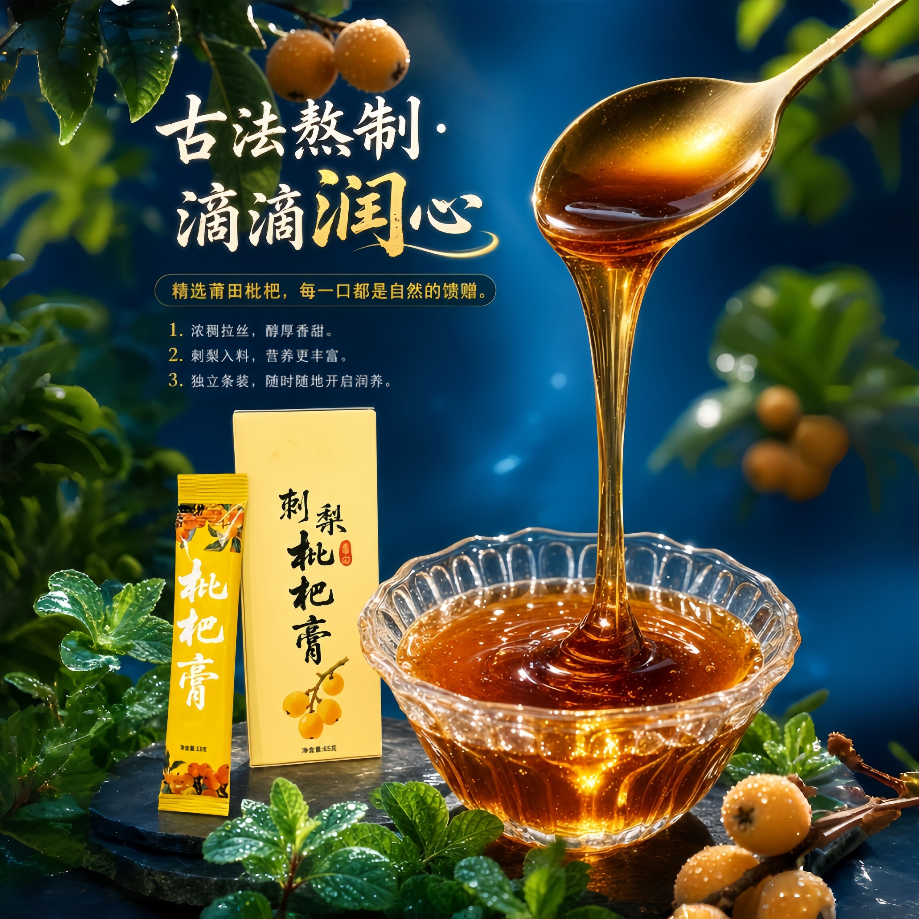 莆田正宗枇杷膏即食独立装