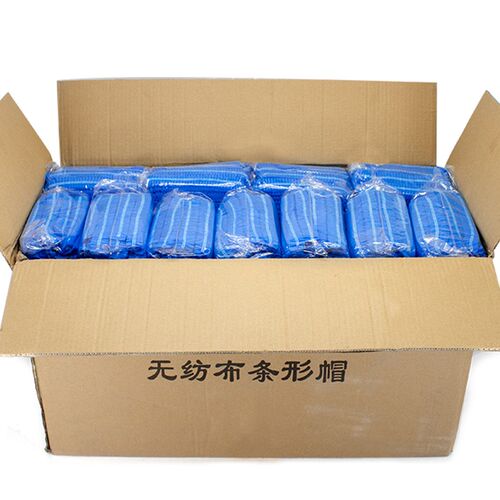 一次性头套帽子防尘帽车间食品帽餐饮无纺布条形帽网帽厨房工作帽