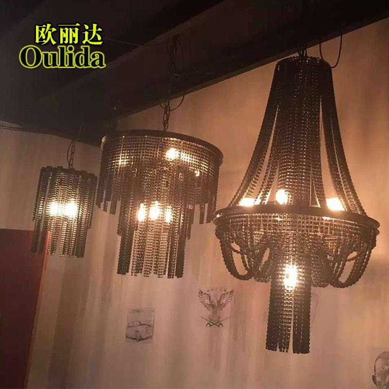 loft铁艺吊灯复古工业风重金属创意餐厅酒吧咖啡馆客厅个性吊灯
