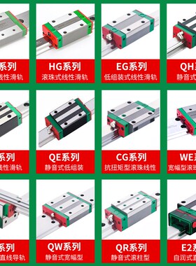 HIWIN台湾上银直线导轨KK模组滑块滚珠丝杆MGN9CHGHWEGH15203545A
