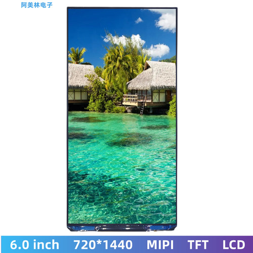 高清6寸TFT液晶模块 LCM 720*1440 MIPI屏IPS树莓派LCD显示屏模组