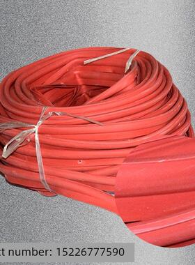 三线交叉绝缘软护套电源线保护套橙色通信光缆保护套