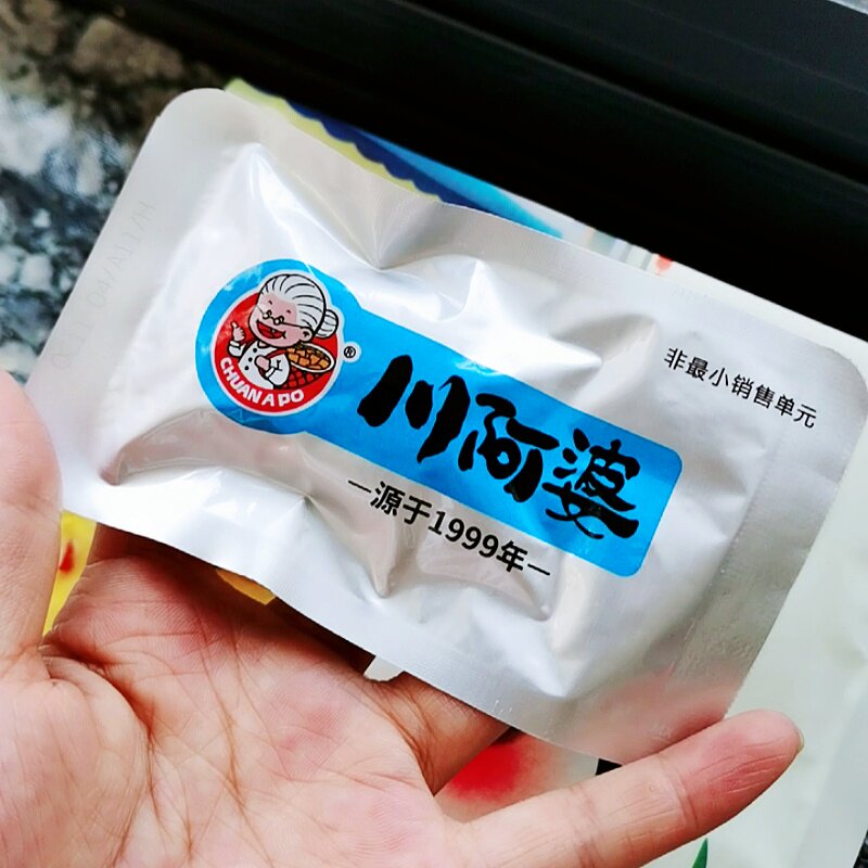 新日期川阿婆熊猫款金针菇豆卷海带杏鲍菇三款夹心豆脯香辣豆干