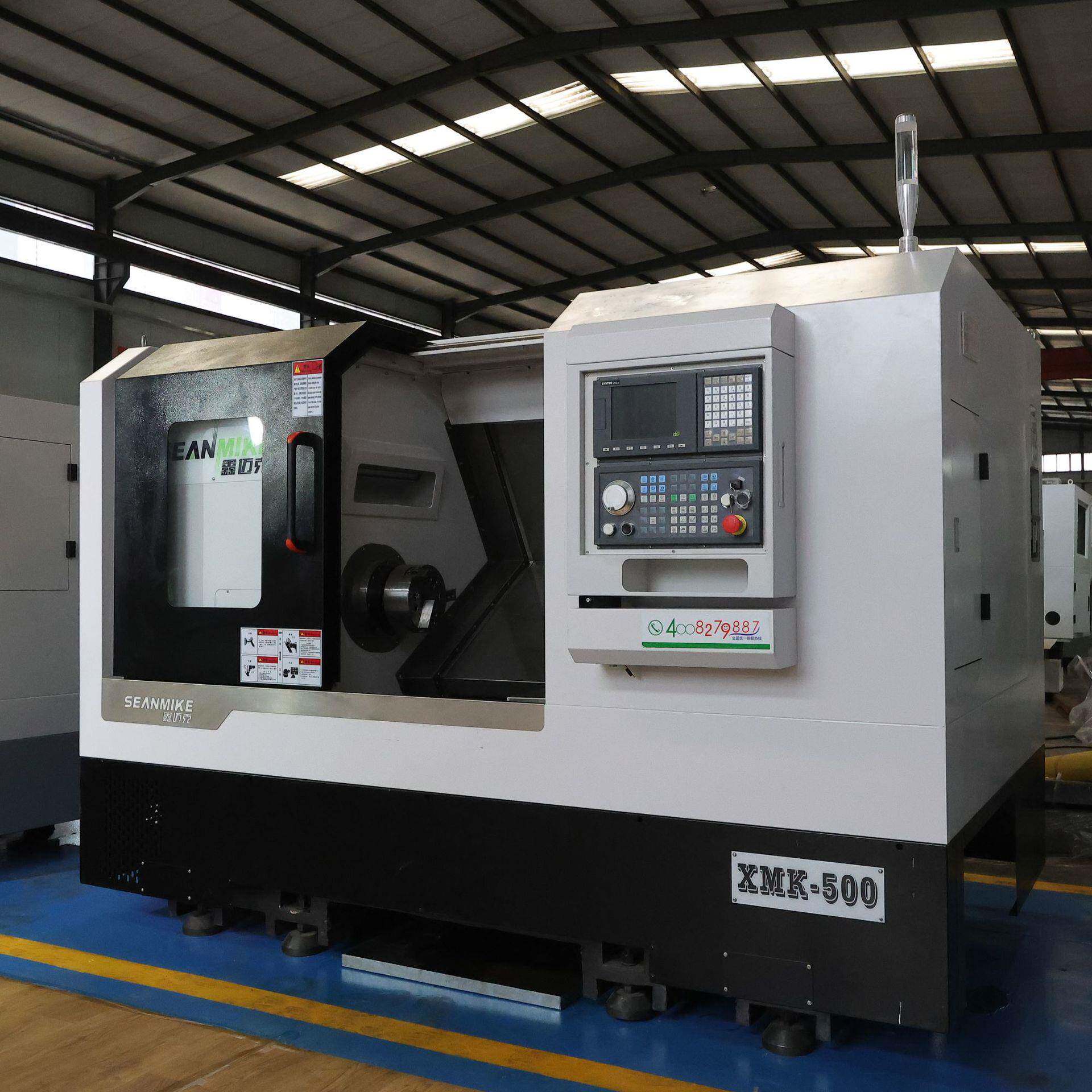 斜轨数控车床机床c排刀塔车铣复合行架一体加工中心6高精密