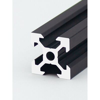 2020欧标V槽黑色铝型材2020v-slot铝材3D打印机型材2020V槽