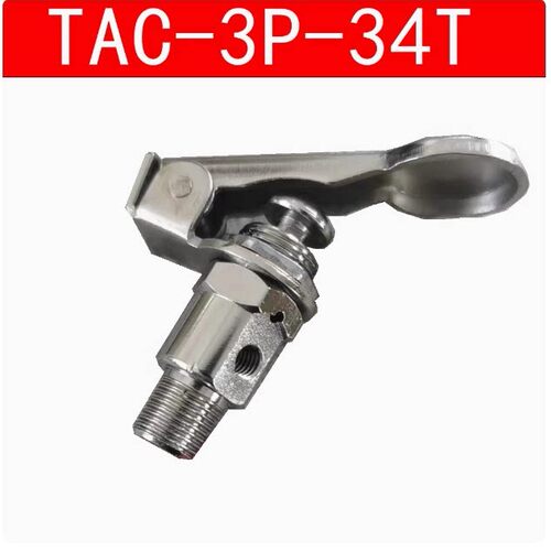 空气动机械阀TAC-3P+34T TAC2-31P+34C按钮按压一进一出钮子开关