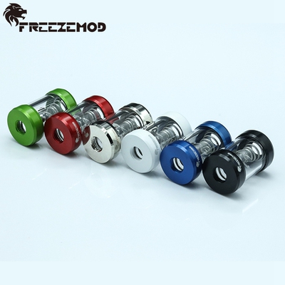 FREEZE SLJ-JX1 电脑水冷 水流计 金属盖 流速器 硬管 2016新品