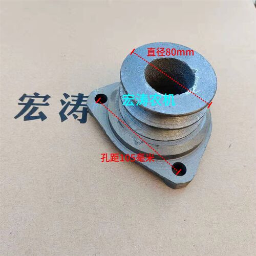 两槽柴油机B型皮带轮单杠皮带盘V型膨化机铸铁加大轮皮带轮