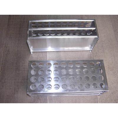 实验仪器 铝试管架 孔径15.5mm* 36孔 铝制试管架