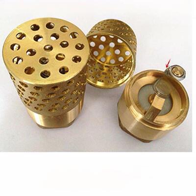 黄铜底阀水泵阀单向阀止回阀内螺纹底阀耐高温Dn50 80 100