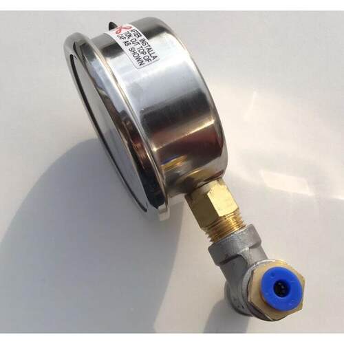 压力表加三 加pu管快插接头01830145 m压力6bar 通90psi =0.6pa
