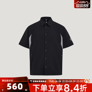 adidas阿迪达斯男子夏季时尚百搭宽松上衣运动休闲短袖衬衫KY5646