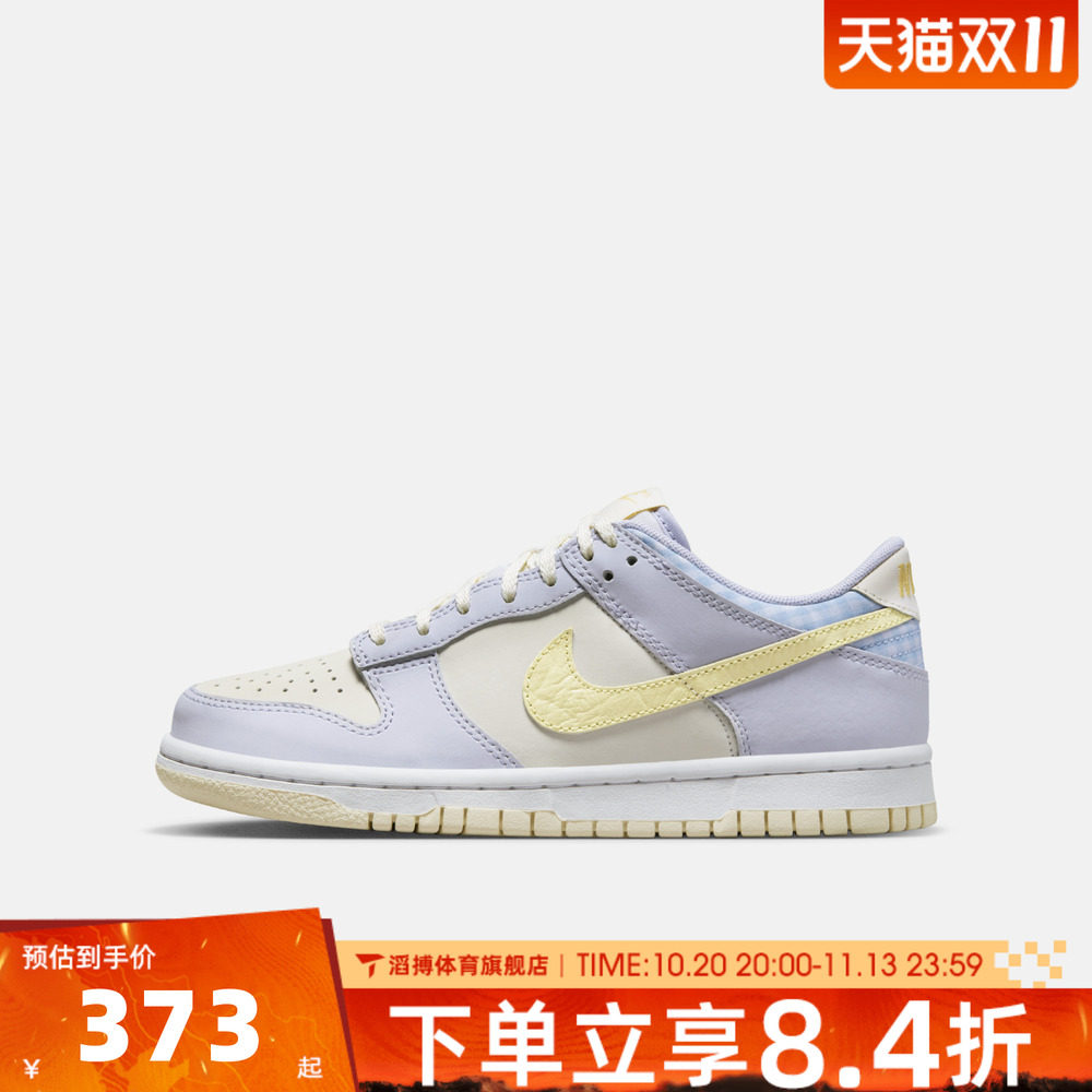 NIKE耐克大童DUNK LOW(GS)复古百搭低帮运动休闲鞋板鞋FJ4641-536