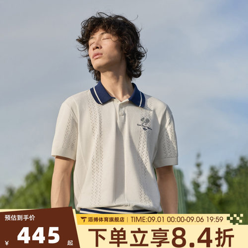 adidas阿迪达斯三叶草男女镂空半袖POLO衫运动休闲短袖T恤KW5680
