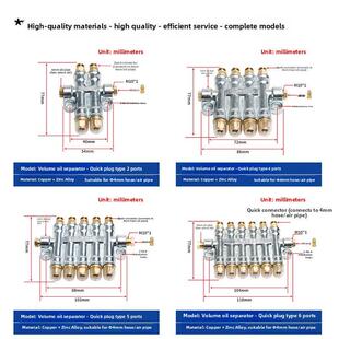 快接式分油器油排加压式定量增压式容积式油路分配器快捷式分配阀