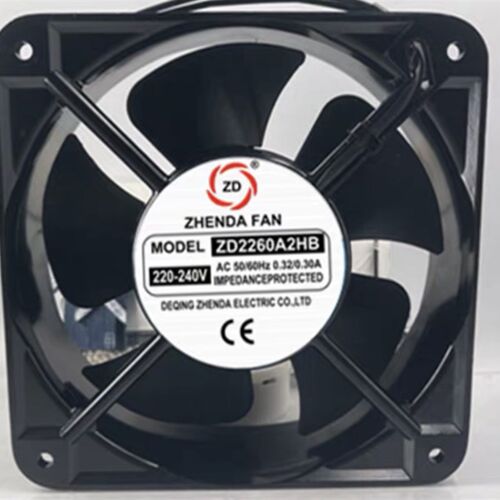 ZHENDA风机 ZD2260A2HB 220-240V 0.32/0.30A 20060轴流风扇22CM