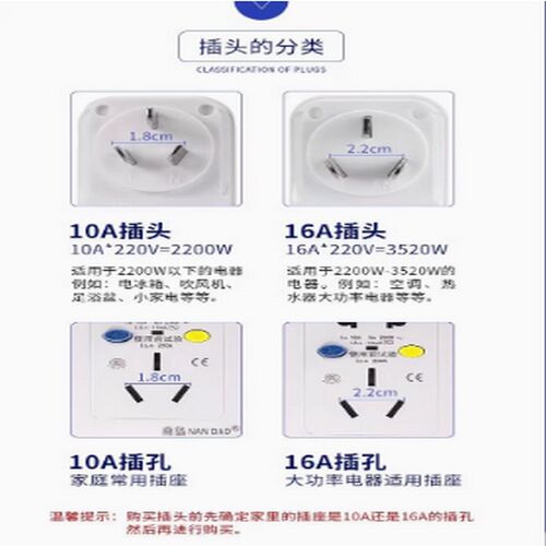 漏电保护插头16a空调10a电热水器防触电电源漏保开关插座