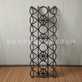 福建泉州铁艺配件铸铁花铁艺牌坊门柱装饰配件量大从优