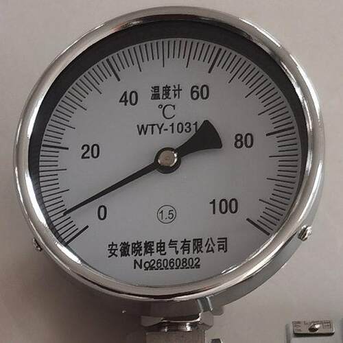 温度计WTY-1031温度范围0~100℃接线盒出线PT100热电阻远传信号