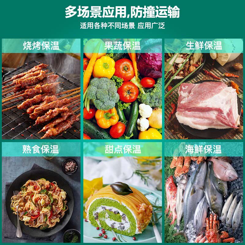 立体铝箔保温袋一次性蛋糕水果保鲜加厚袋隔热大容量保冷锡纸冷藏