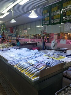 新款LED海鲜灯大功率偏蓝色加大加亮鲜鱼三文鱼生鲜档带鱼冻货