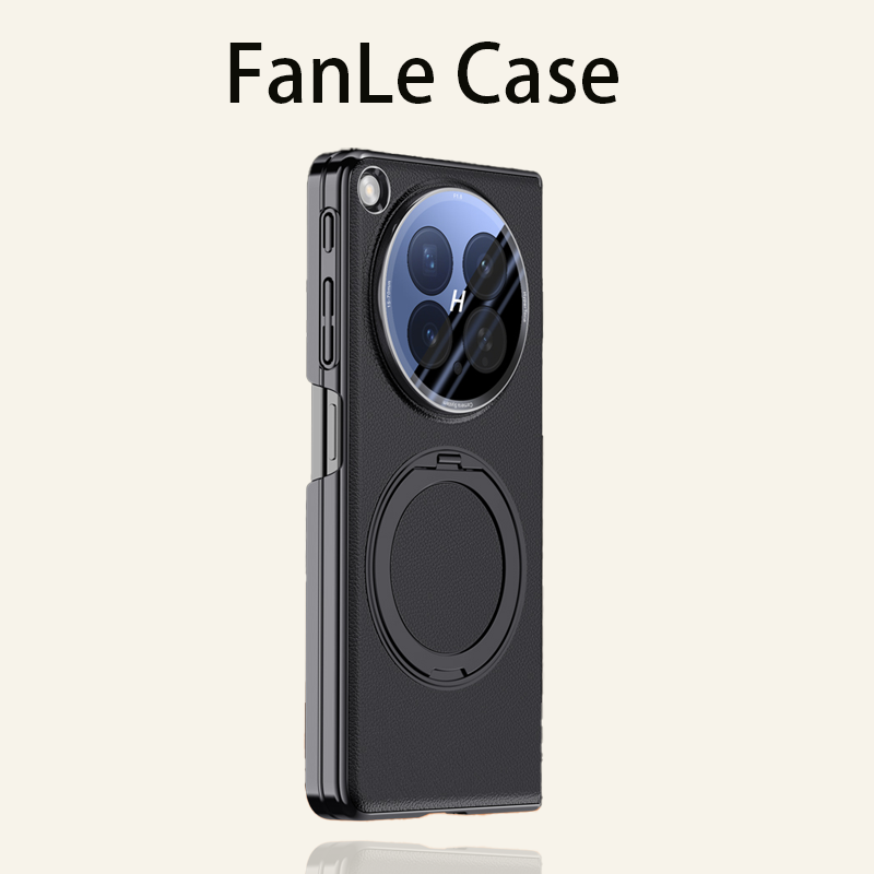 适用于oppofindn6手机壳oppo find n6新款折叠屏防摔全包保护套黑色的FindN6中轴保护带磁吸支架oppon6男外壳
