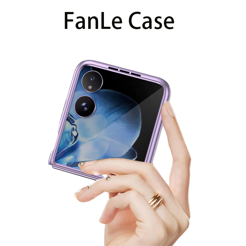 适用小米MIXFlip手机壳Xiaomi MIX Flip小折叠屏MIXFilp保护套Filp新款纯色字母外壳上下折叠机全包防摔男女
