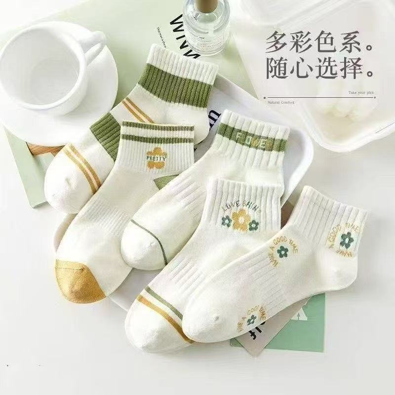 春夏透气日系百搭女浅口短袜