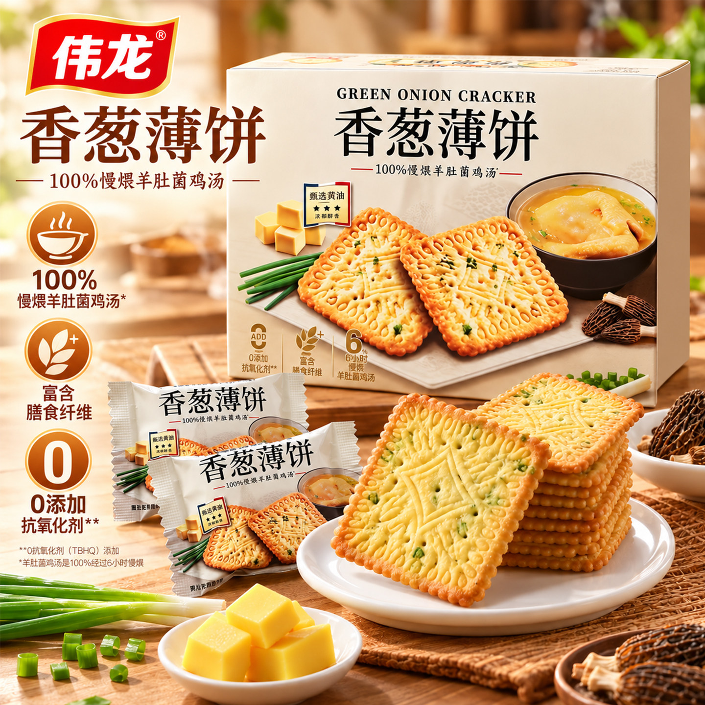 山姆超市伟龙香葱薄饼