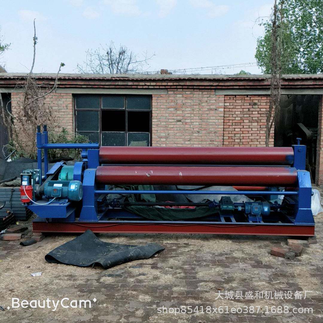 源头厂家小型电动卷圆机机械提升卷板机不锈钢板液压三辊卷板机