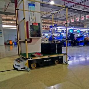 agv小车自动搬运机器人无人运输潜伏牵引料车深圳厂家非标转运