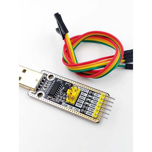 USB转Ttl1.8V2.5V3.3Vusb转串口下载线缆Ch343G模块升级板Flash板