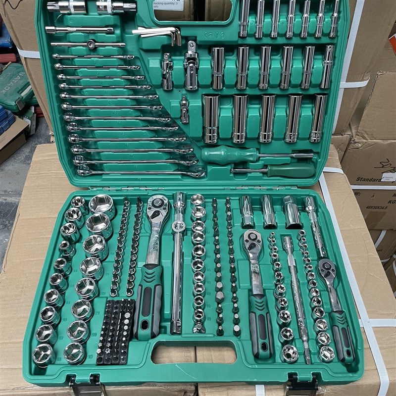 宝工台湾进口216件套72齿汽修工具套筒扳手