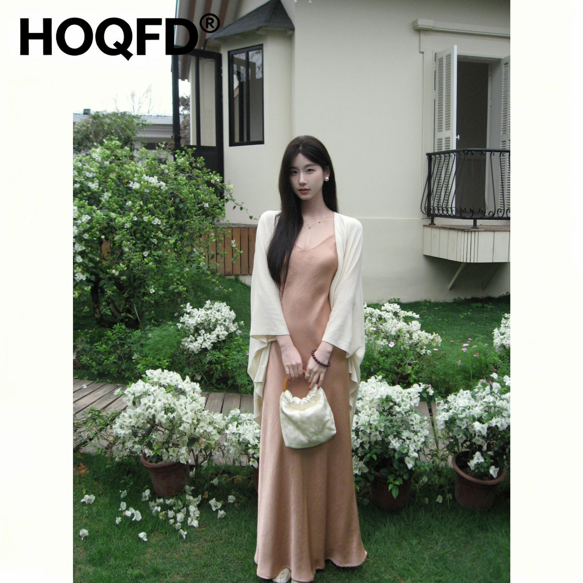 天丝亚麻针织开衫女士秋新款百搭