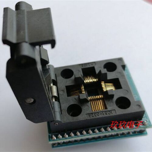 SA636适配器西尔特SP500P 600P 610P 611S编程TQFP32测试烧录座