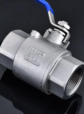 304/316L不锈钢球阀2000Wogq11F-64P耐高压加厚重型内螺纹阀门开