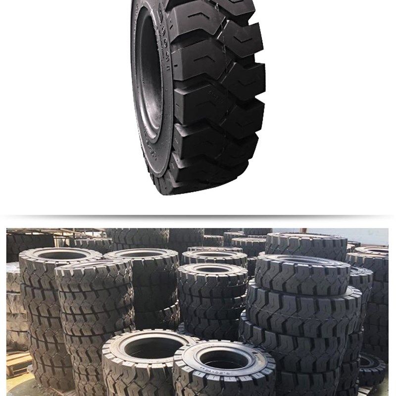 正新合力前进叉车实心轮胎3/3.5吨前轮28x9-15后轮650-10充气轮胎