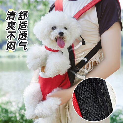 狗狗外出双肩包便携小型犬宠物背包胸背带猫包小狗携带胸前狗包