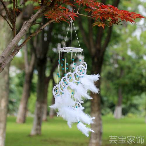 MS6814 新款风铃珠子S形捕梦网 挂件 婚庆 家居装饰工艺品小清新